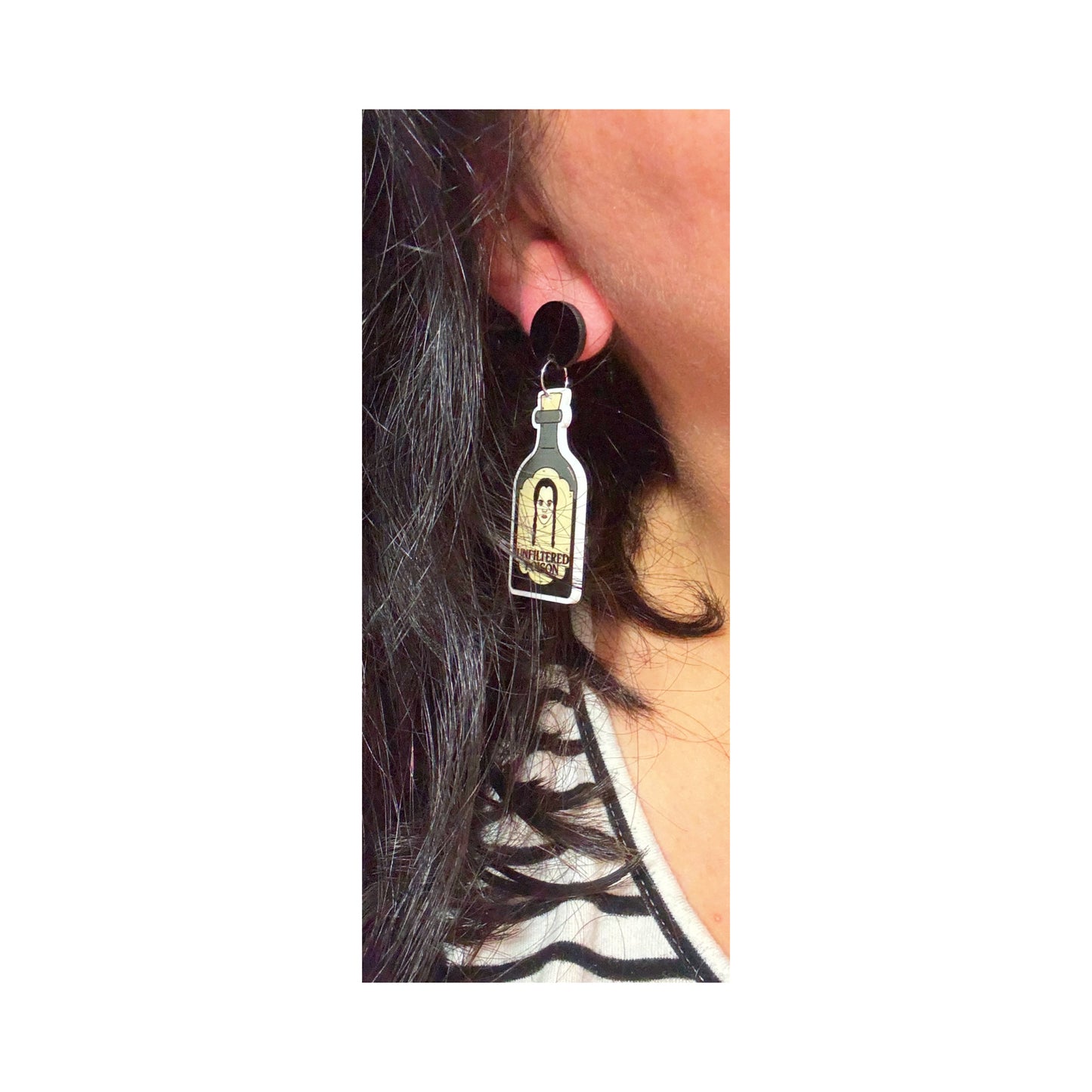 Wednesday Unfiltered Poison Drop Earrings