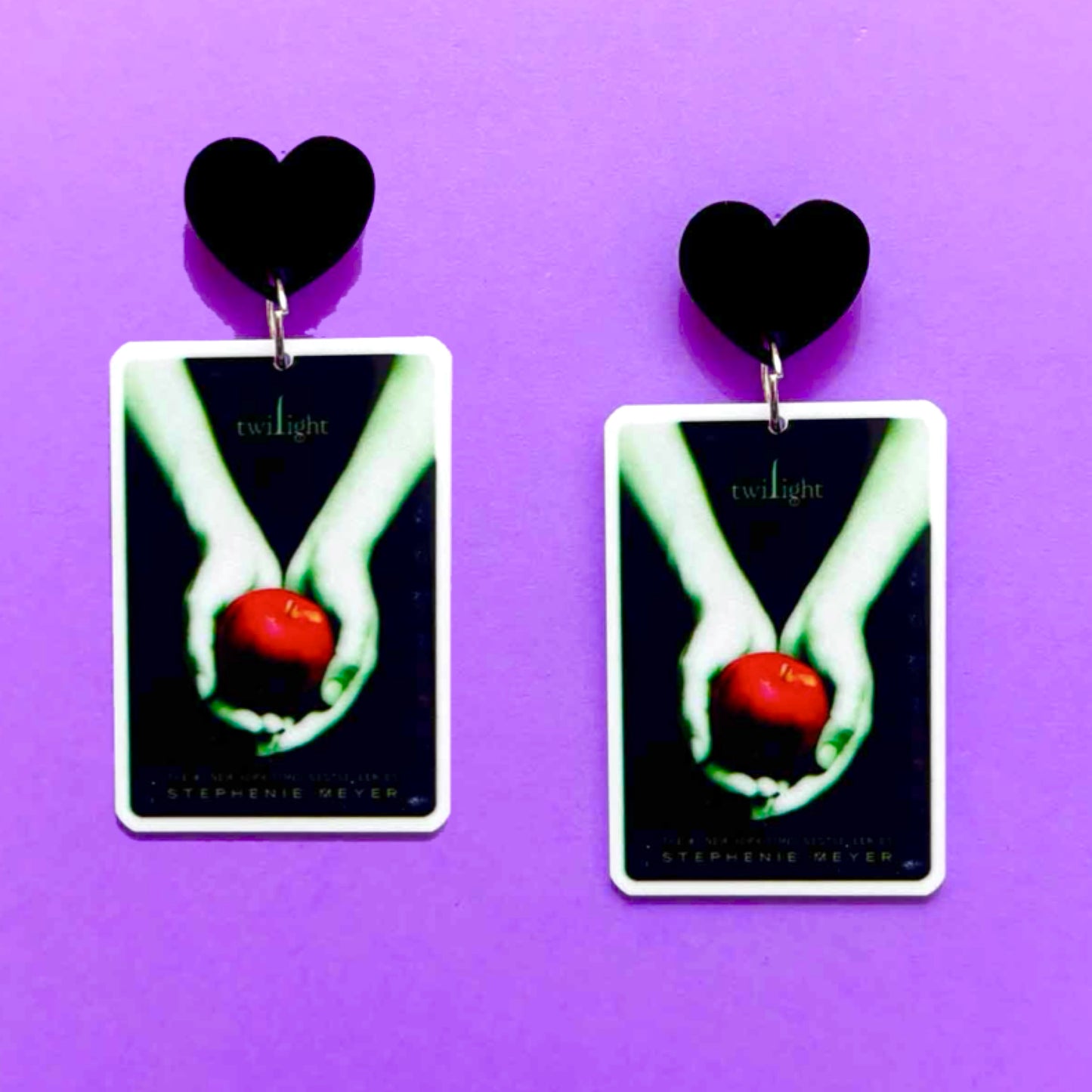 Twilight Book Drop Earrings