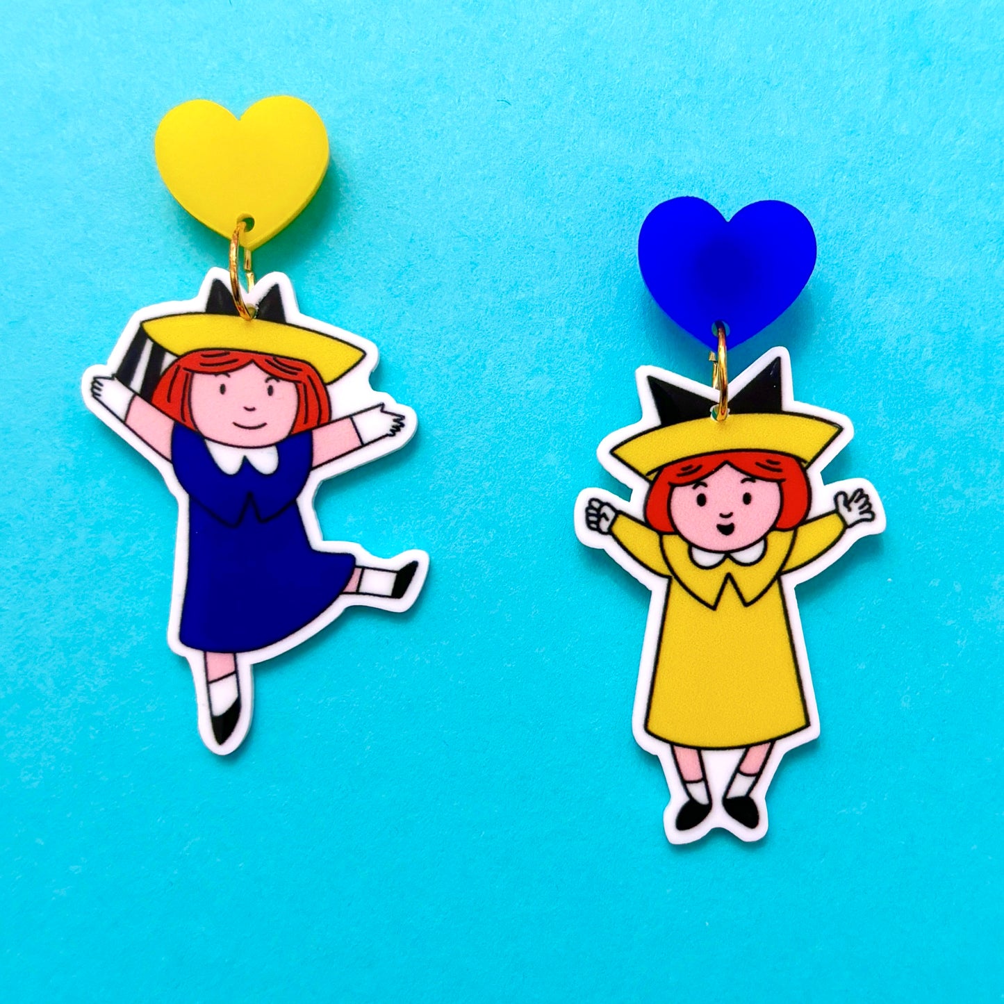 Madeline Inspired Acrylic Drop Earrings