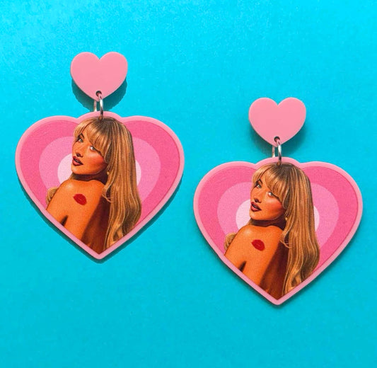 Sabrina Heart Drop Earrings