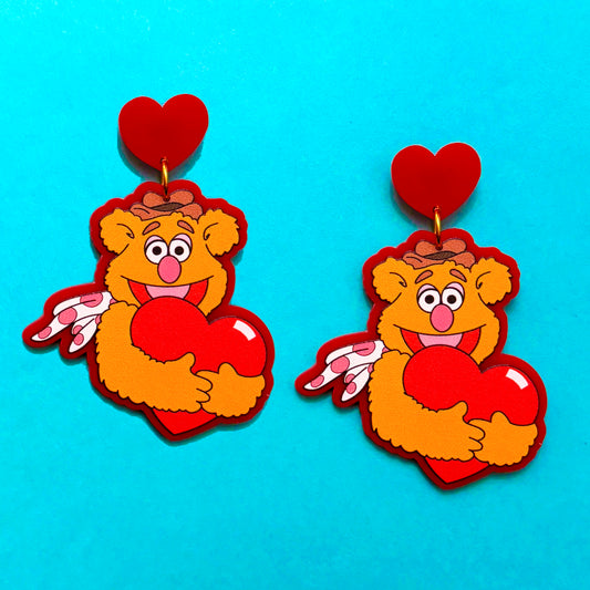 Fozzie Valentine Drop Earrings