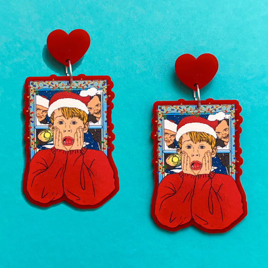 Home Alone Window Drop Earrings