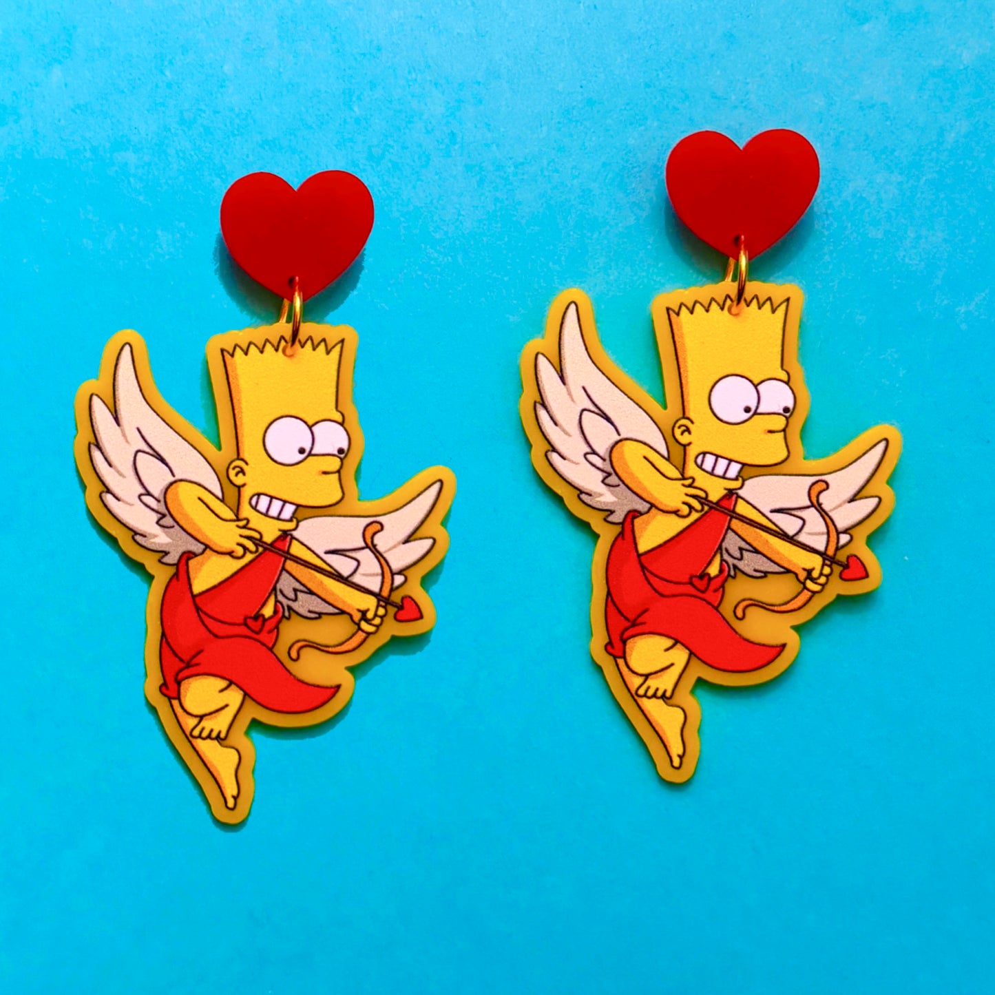 Cupid Bart Drop Earrings