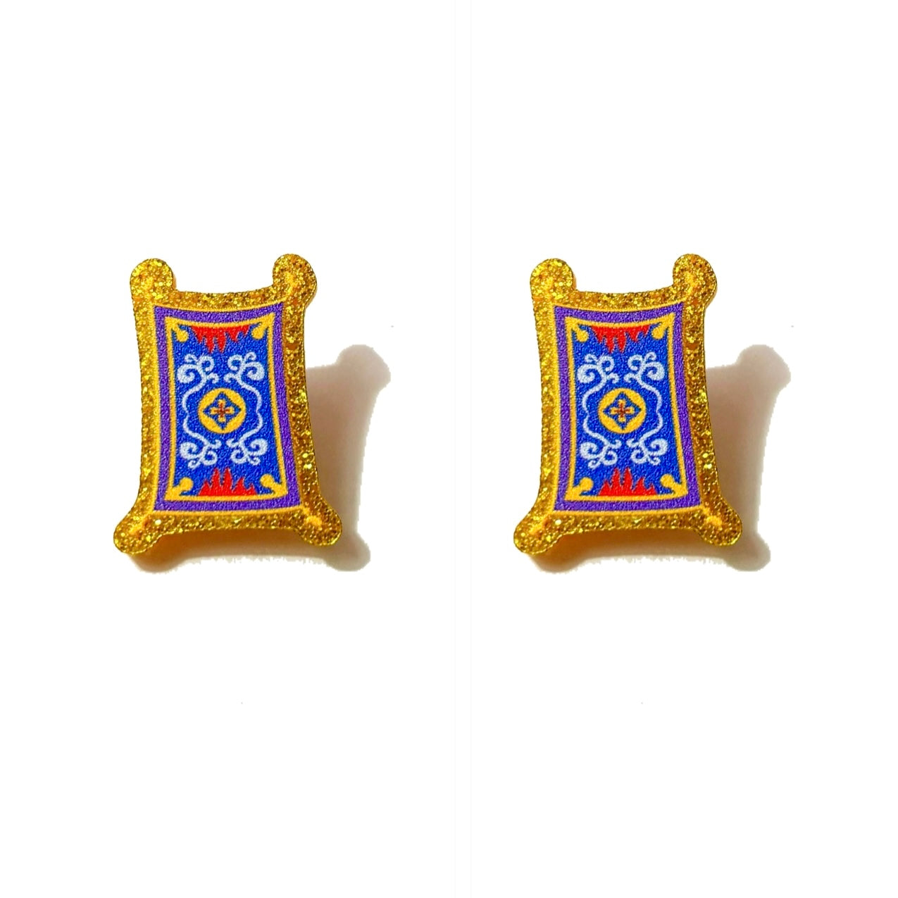 Magic Carpet Glitter Post Earrings