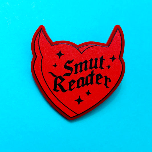 Smut Reader Heart Pin