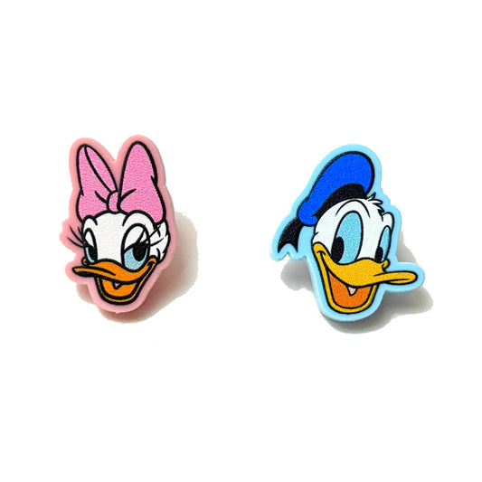 Duck Couple Post Earrings