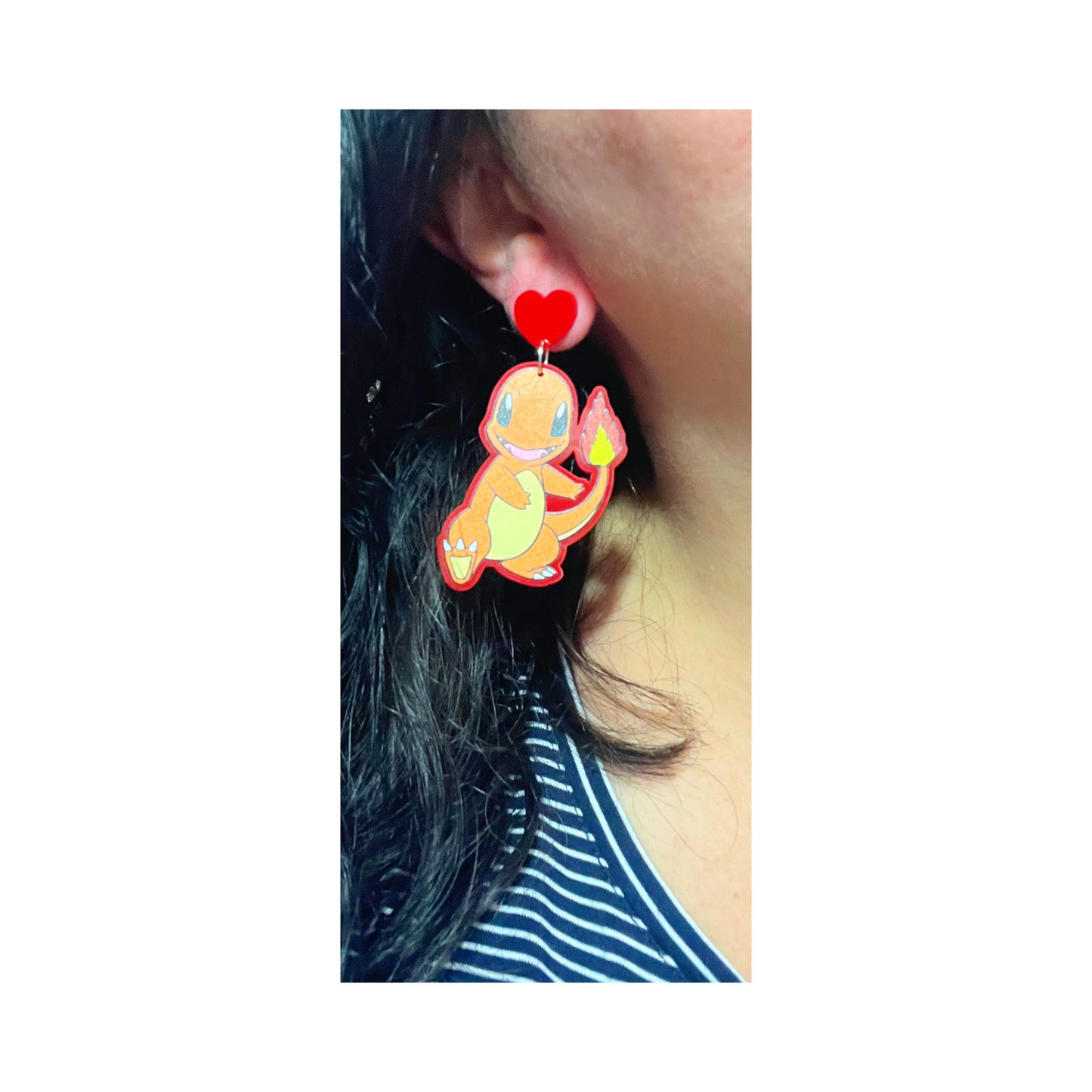 Charmander Drop Earrings