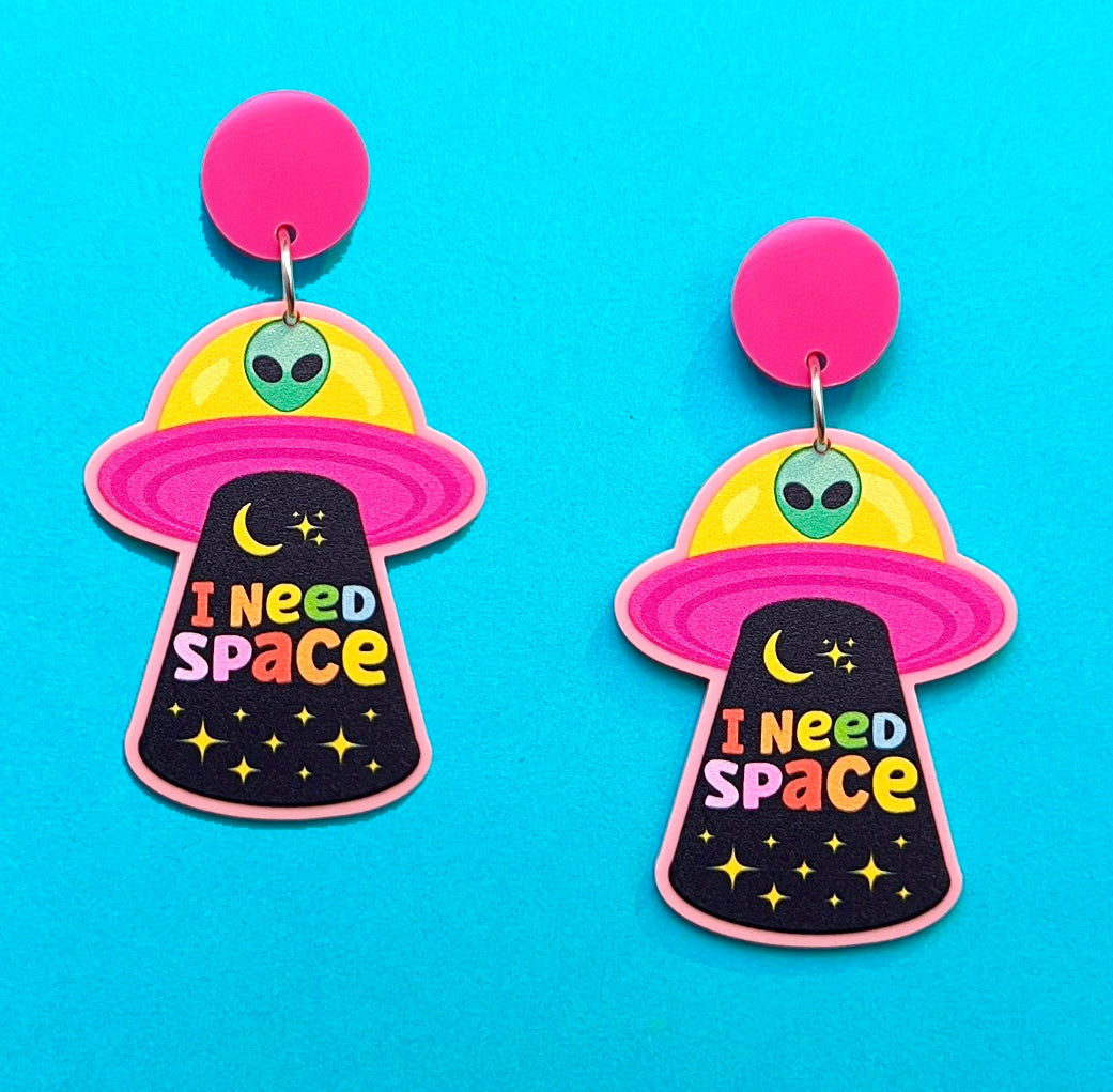 I Need Space Drop Earrings