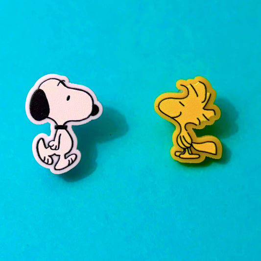 Snoop & Woodstock Post Earrings