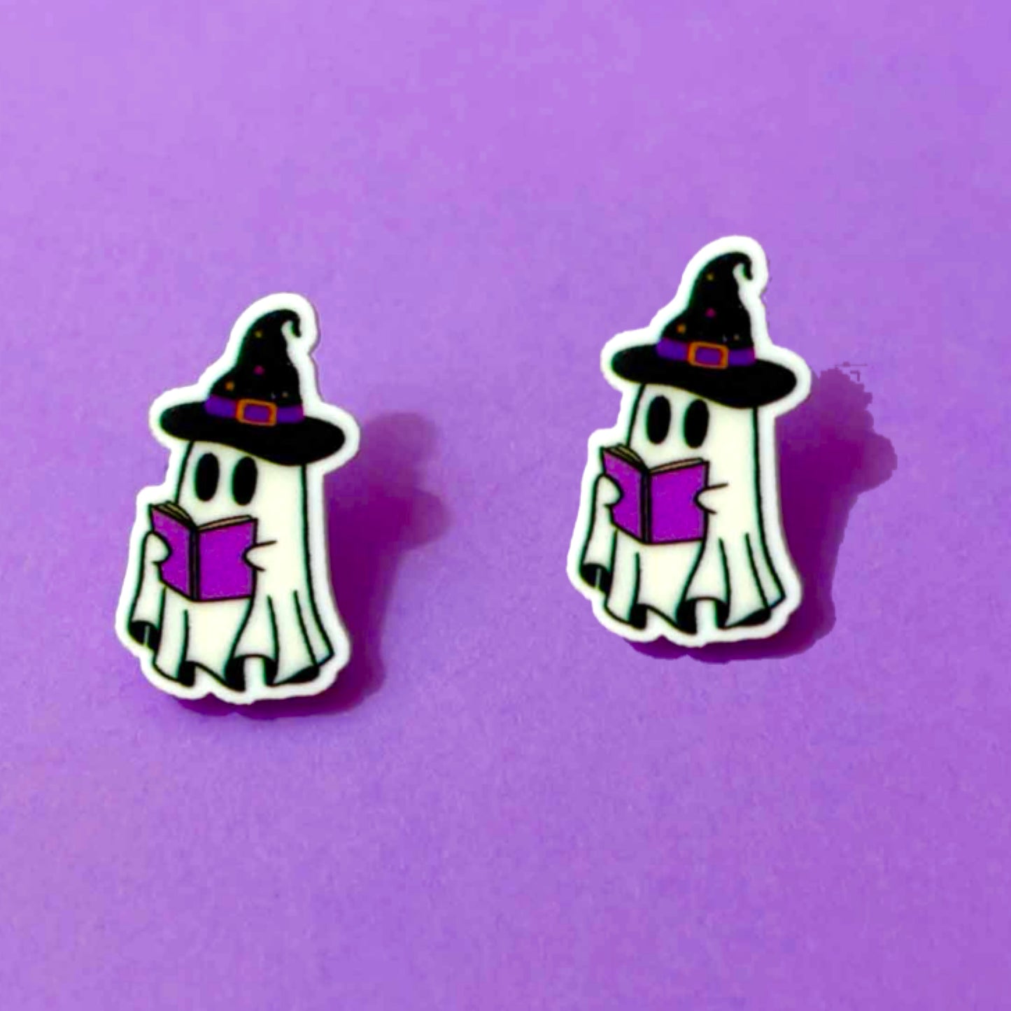 Witchy Reader Ghost Post Earrings