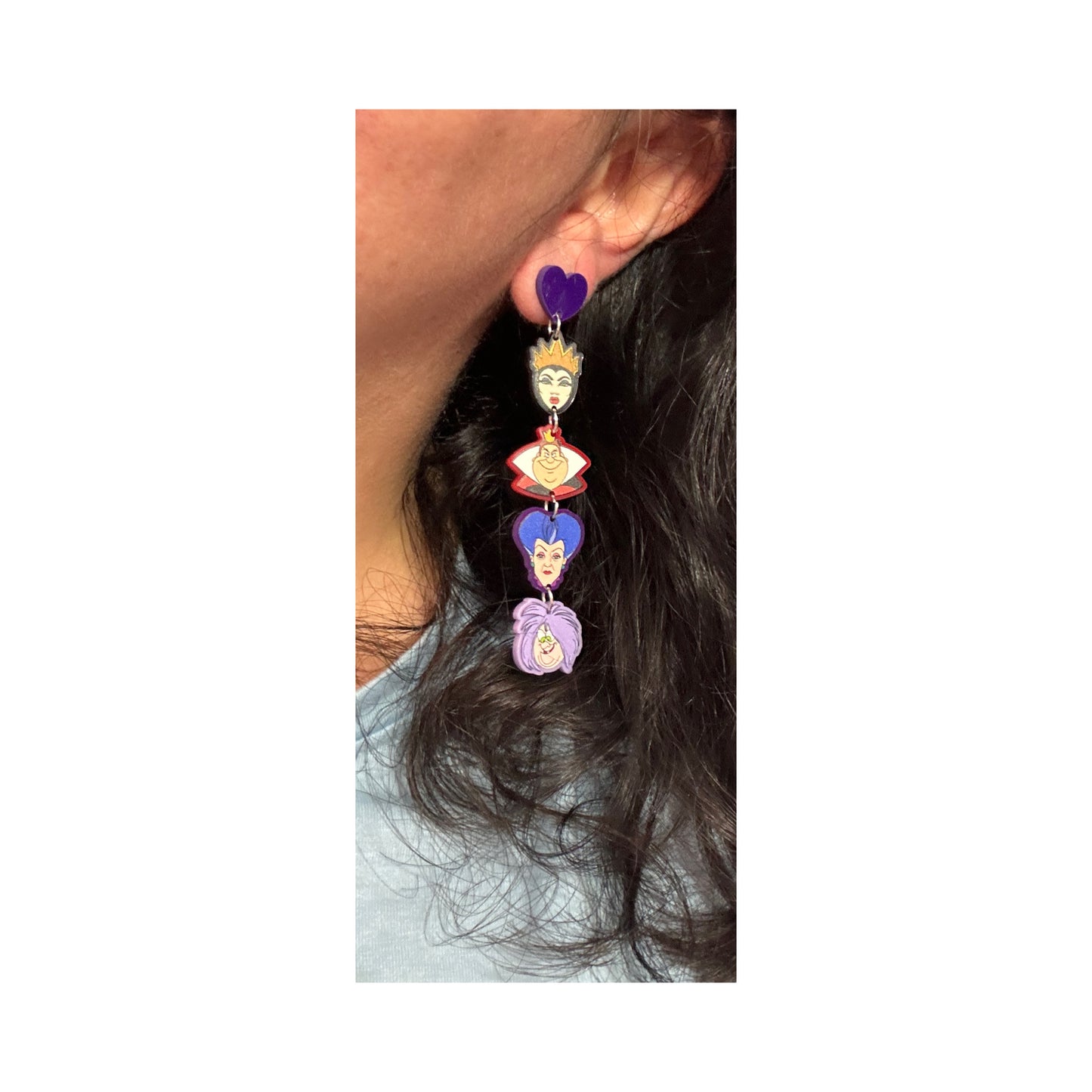 Villain Ladies (Mim Edition) Tiered Drop Earrings