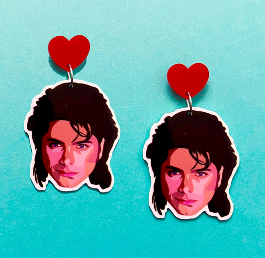 Uncle Jesse John Stamos Full House Drop Earrings