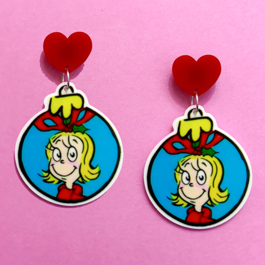 Cindy Lou Bulb Drop Earrings