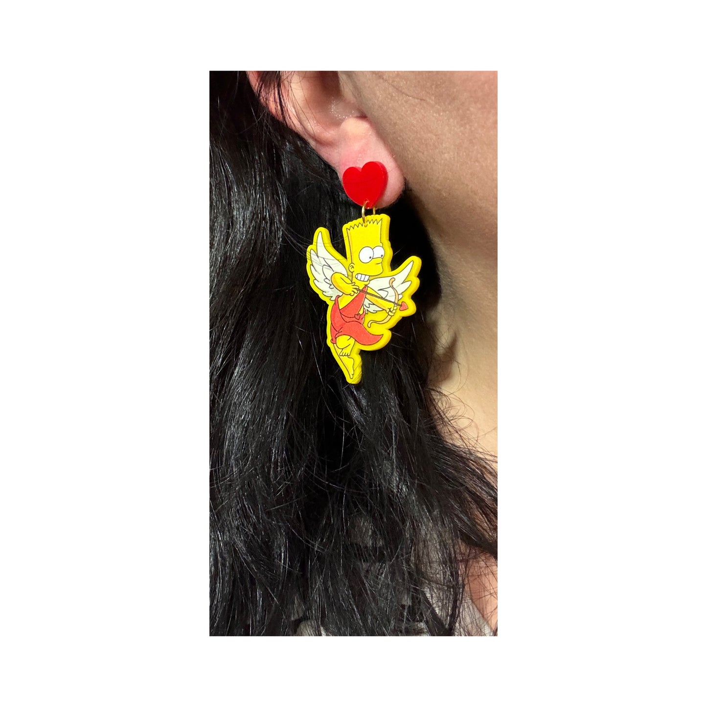 Cupid Bart Drop Earrings