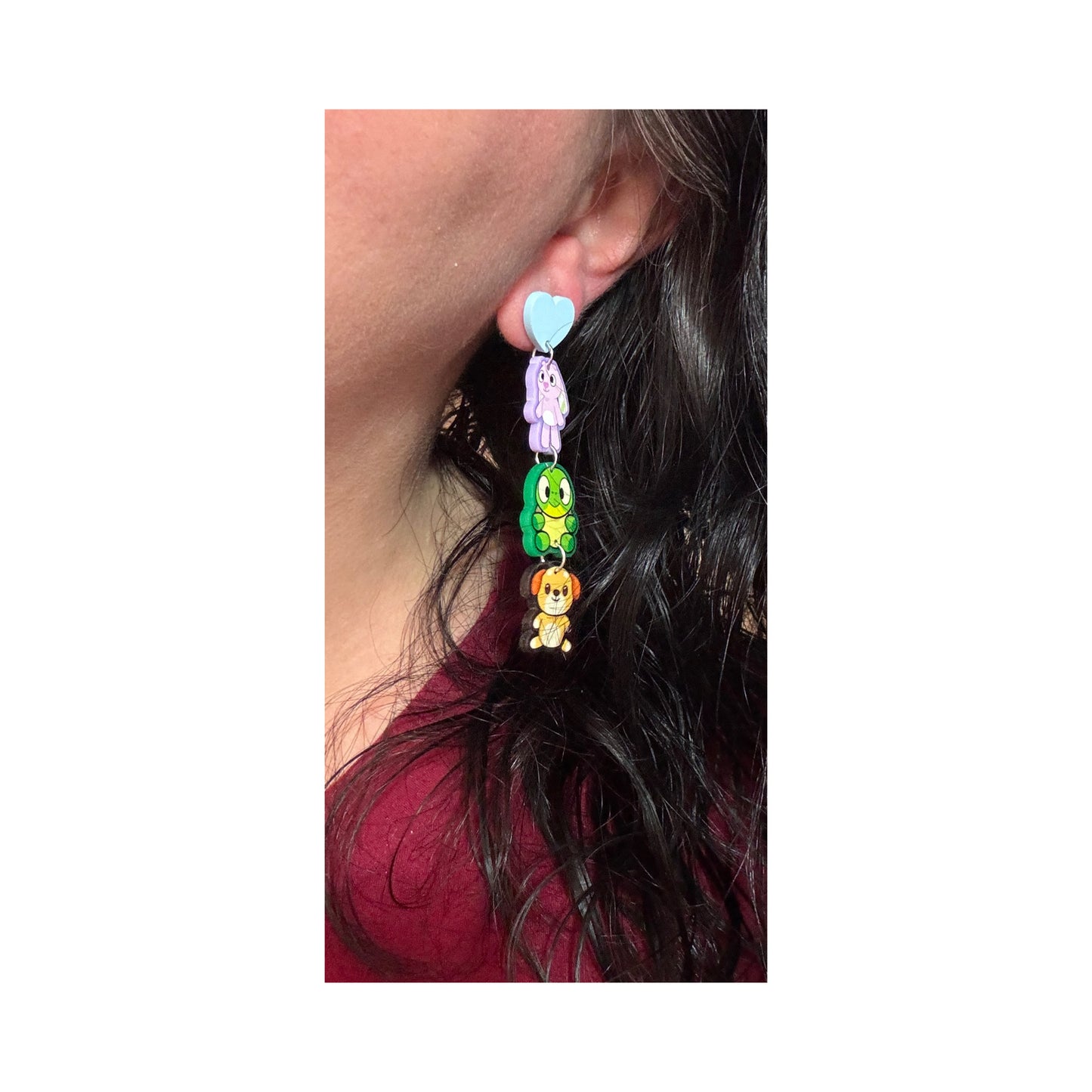 Heeler Toys Tiered Drop Earrings