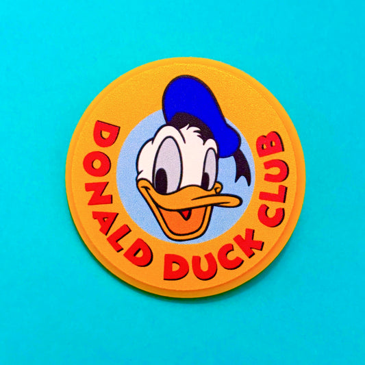 Duck Club Acrylic Brooch Pin