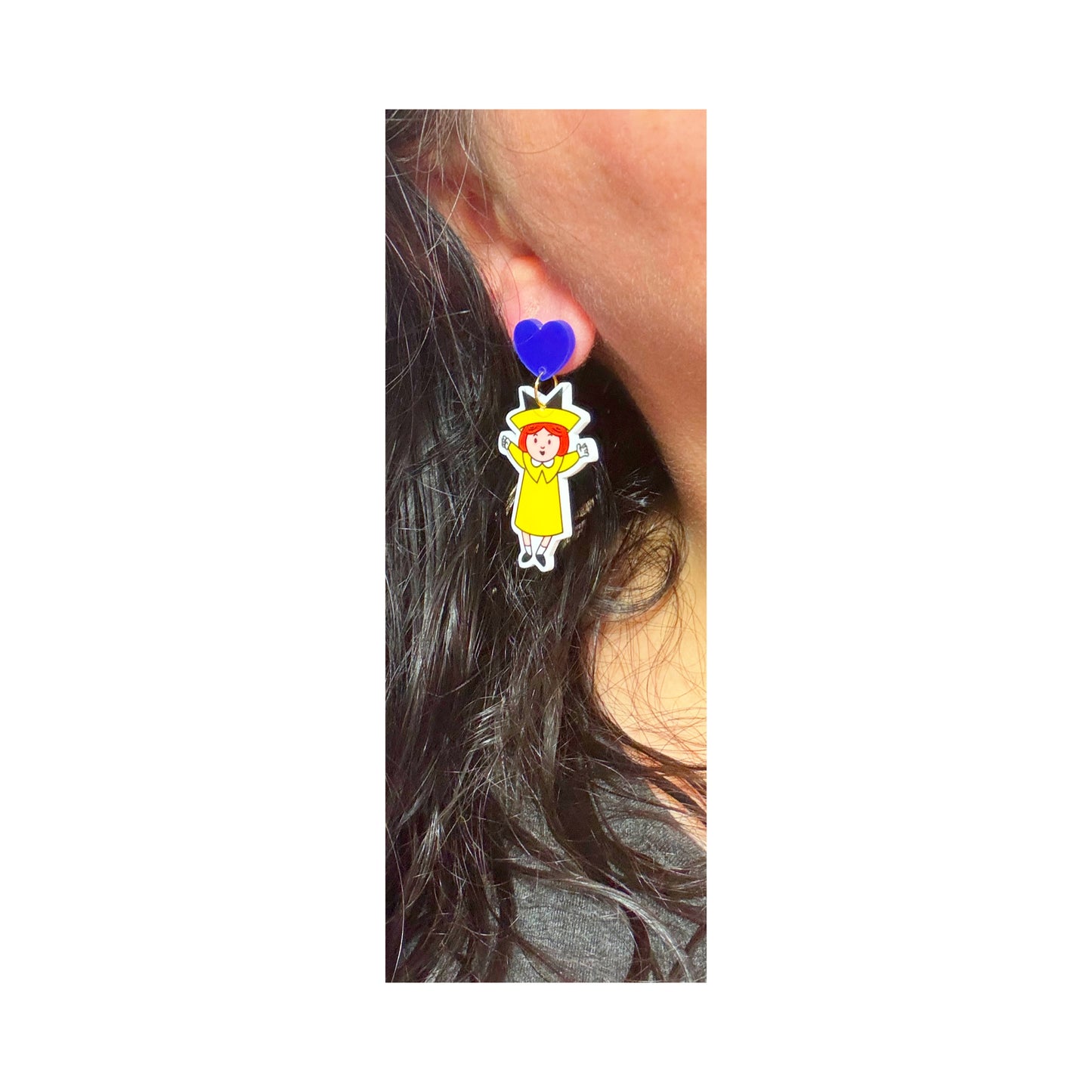 Madeline Inspired Acrylic Drop Earrings