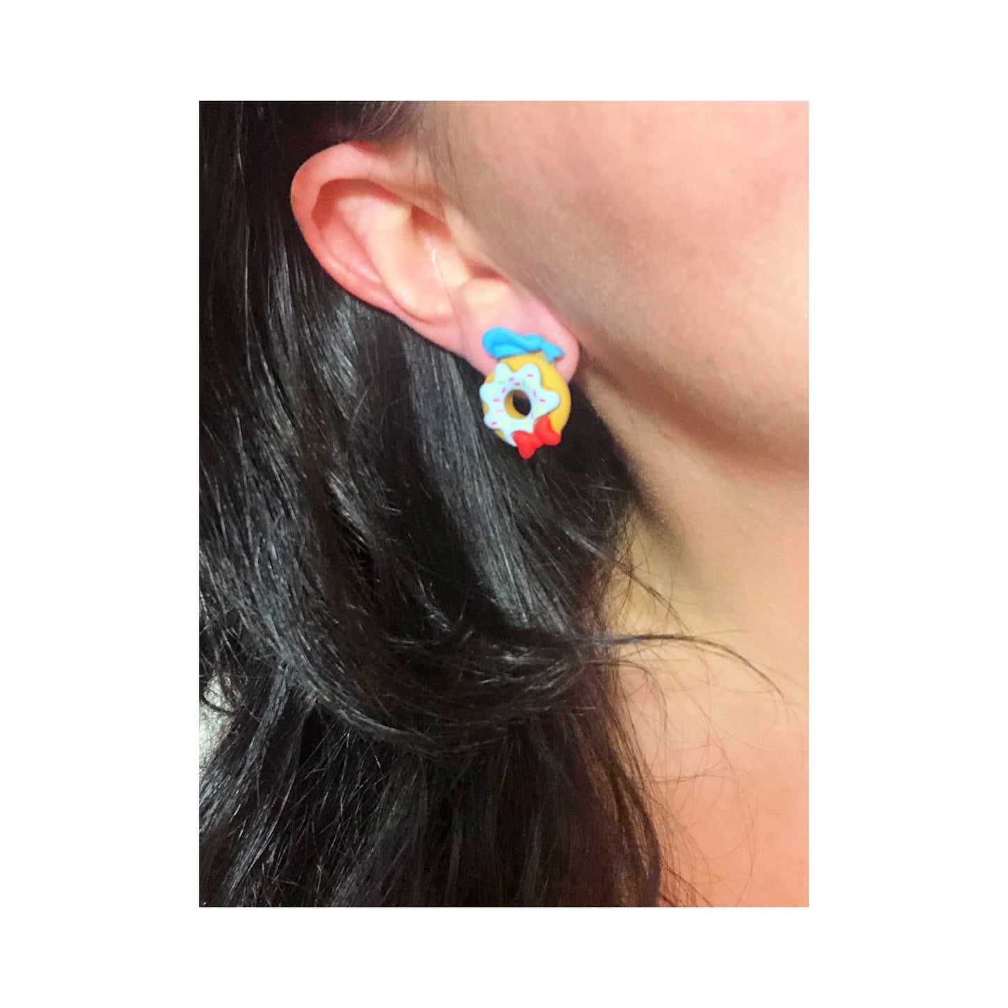 Duck Donut Post Earrings