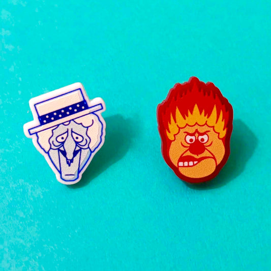 Snow & Heat Miser Post Earrings