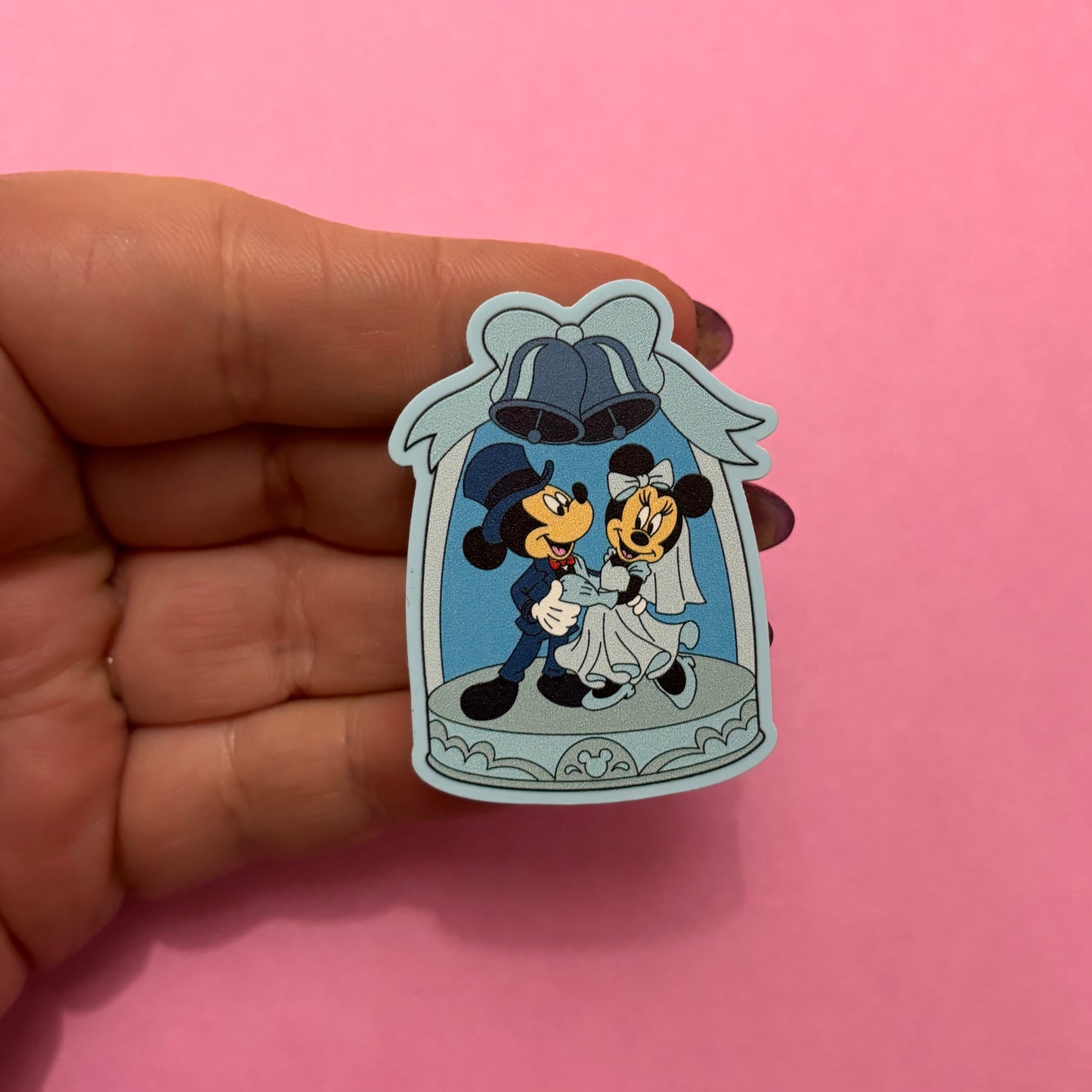 Mouse Couple Wedding Pin