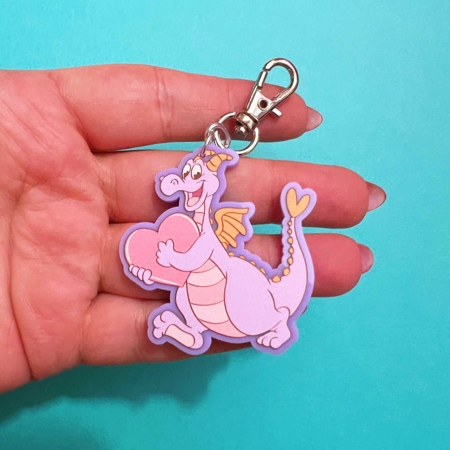 Figment Heart Bag Charm