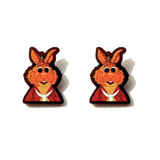 Bean Bunny Post Earrings