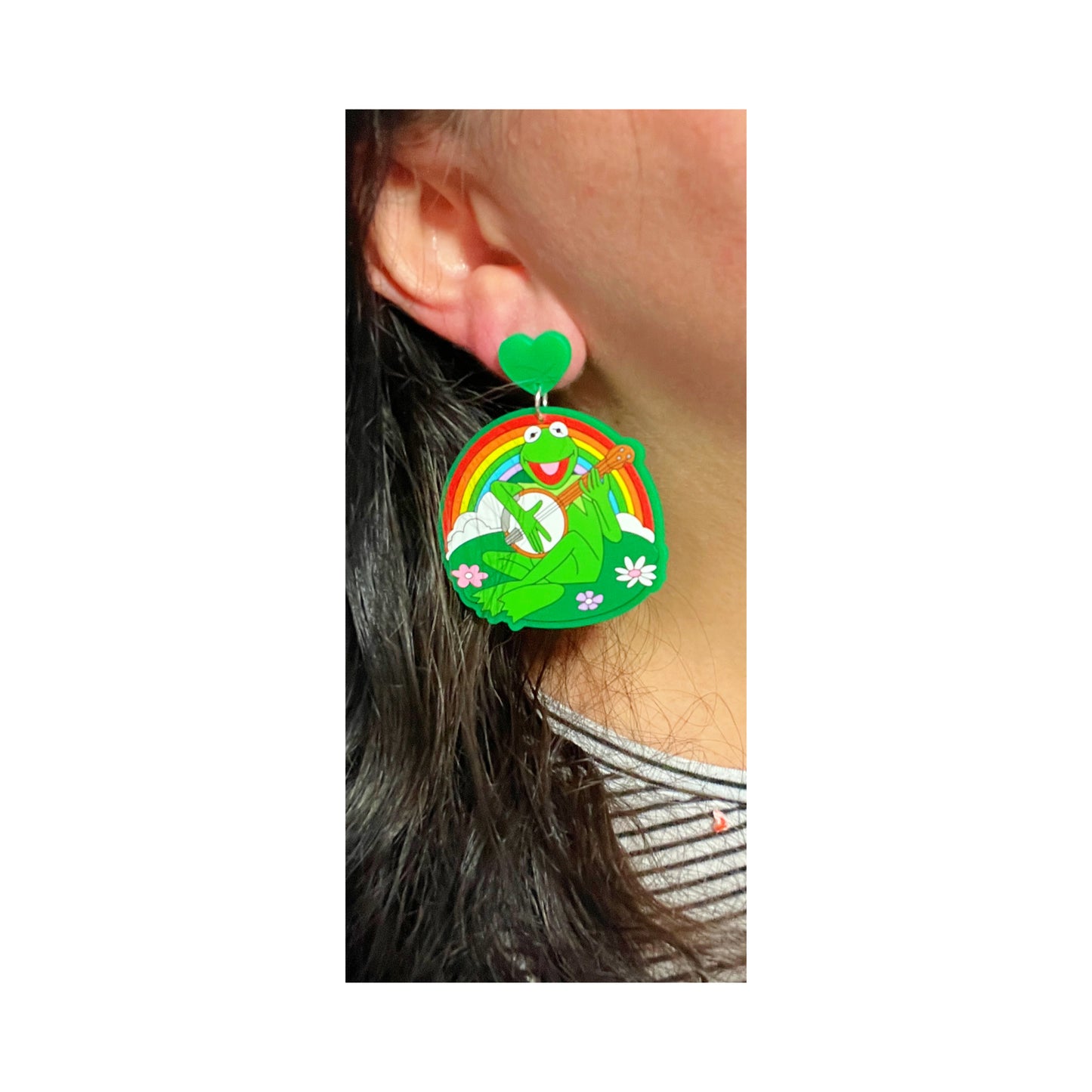 Kermie Rainbow Meadow Drop Earrings