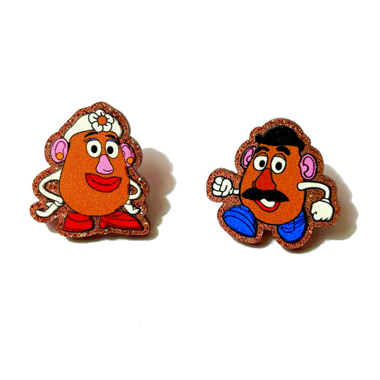 Potato Couple Post Earrings