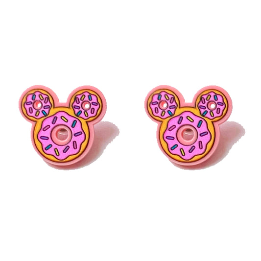 Mouse Donut Post Earrings