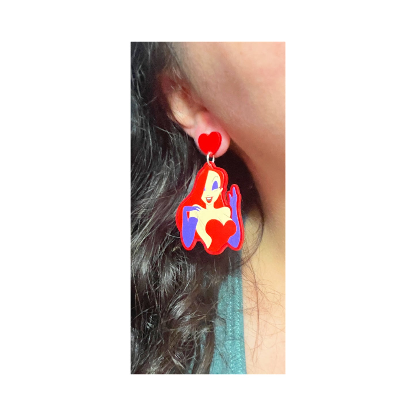 Jessica Rabbit Drop Earrings