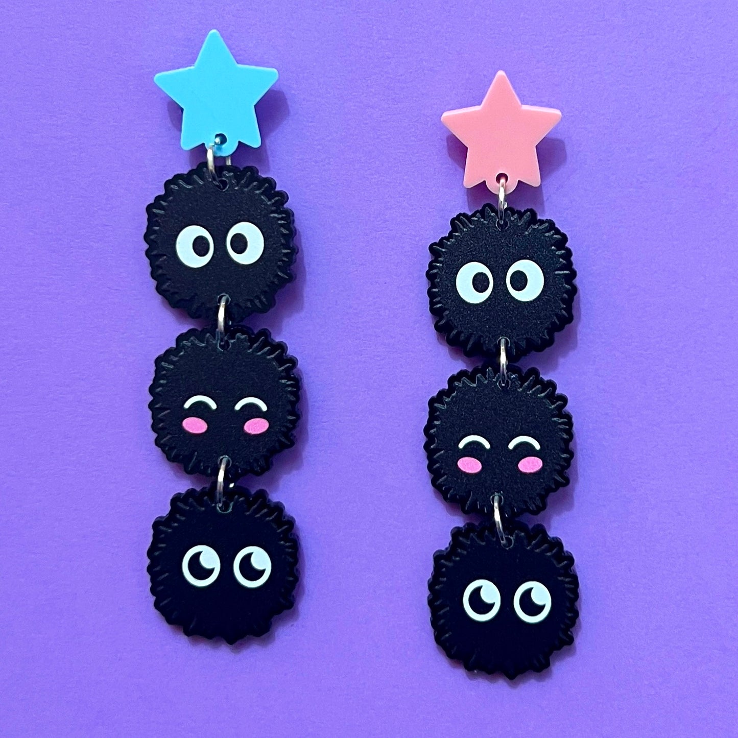 Soot Sprites Tiered Drop Earrings