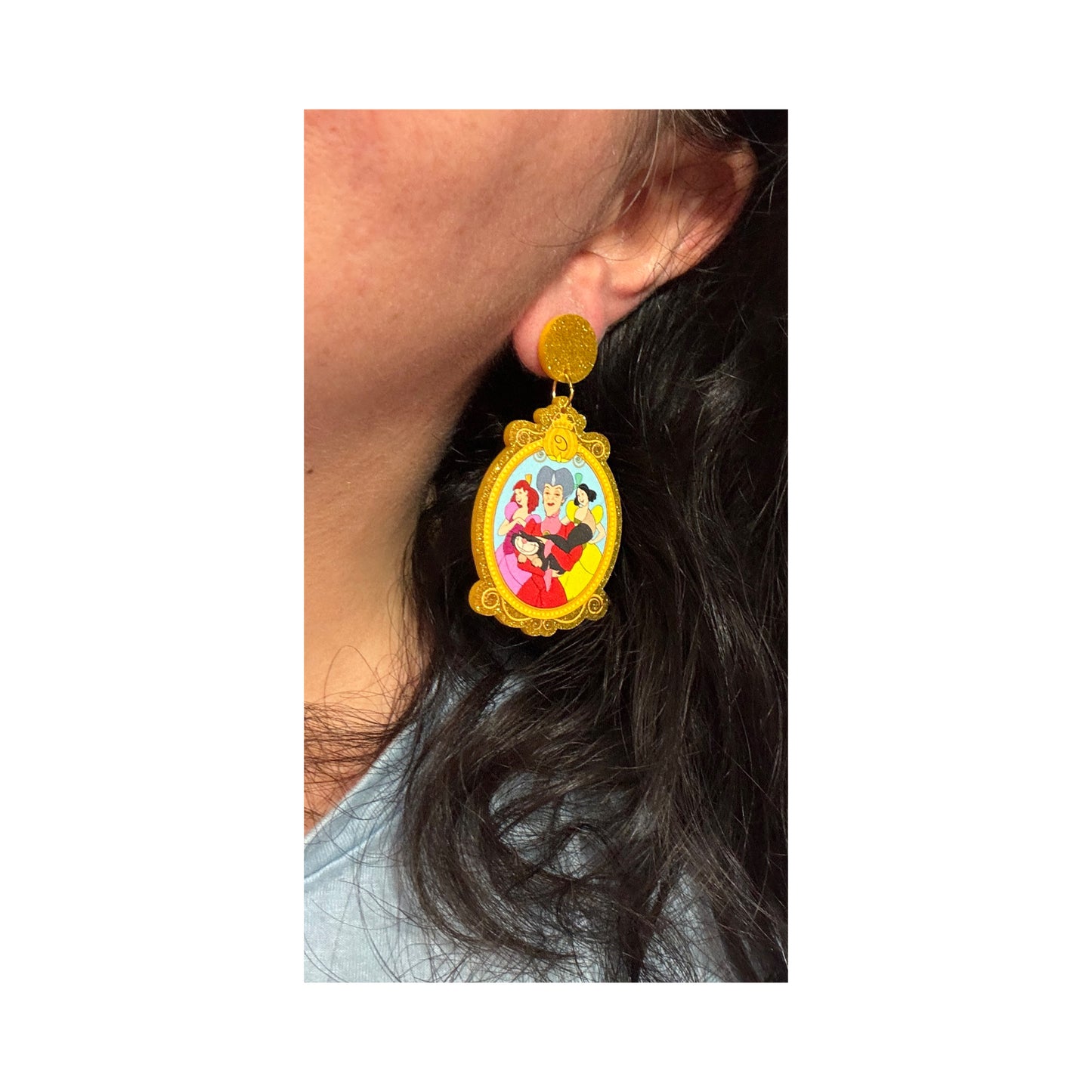 Stepsisters & Tremaine Cameo Drop Earrings