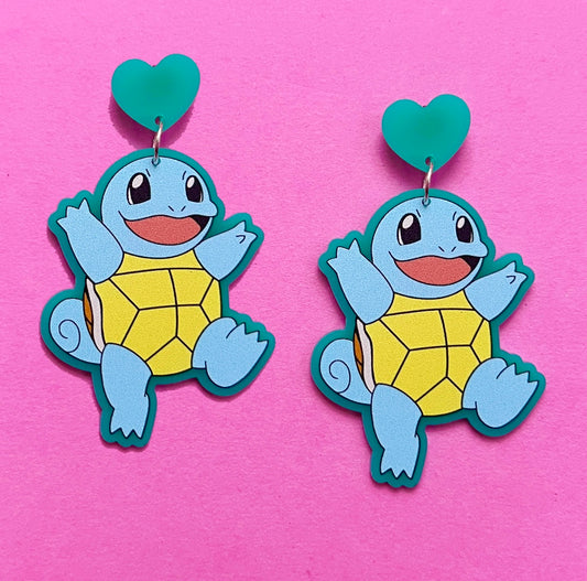 Squirtle Drop Earrings