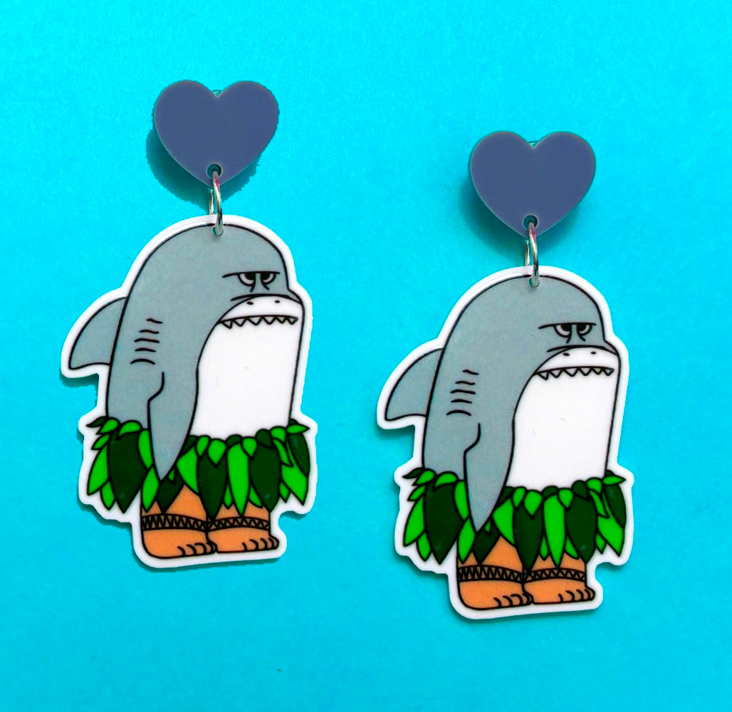 Shark Maui Drop Earrings