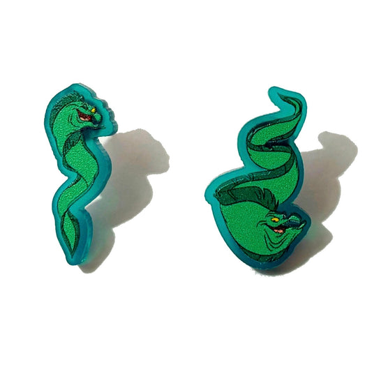 Evil Eels Post Earrings