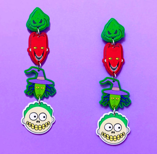 Oogie’s Henchman Tiered Drop Earrings