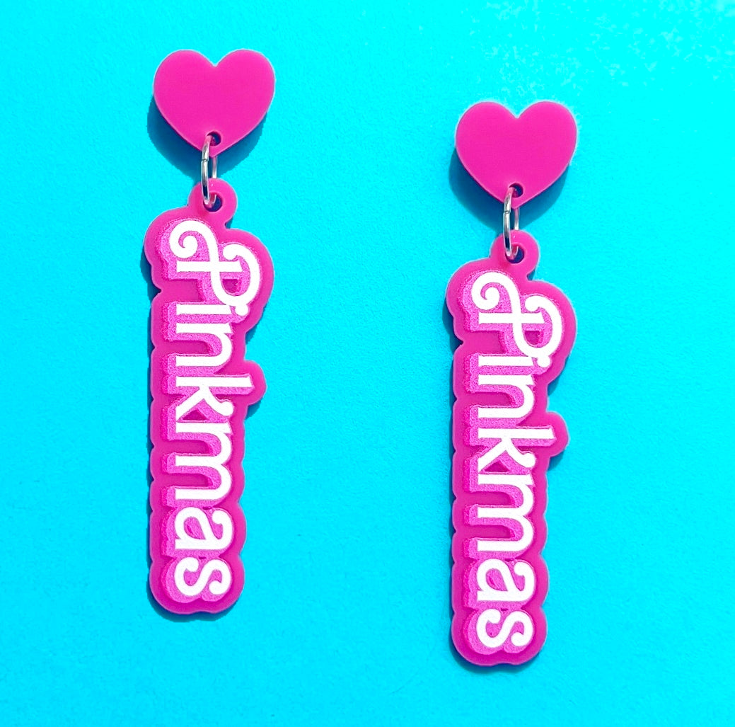 Pinkmas Drop Earrings