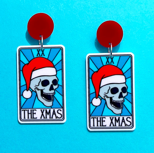 The Xmas Tarot Card Drop Earrings