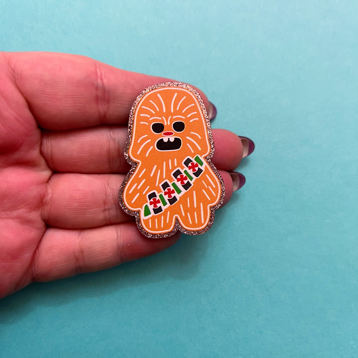 Chewie Gingerbread Pin