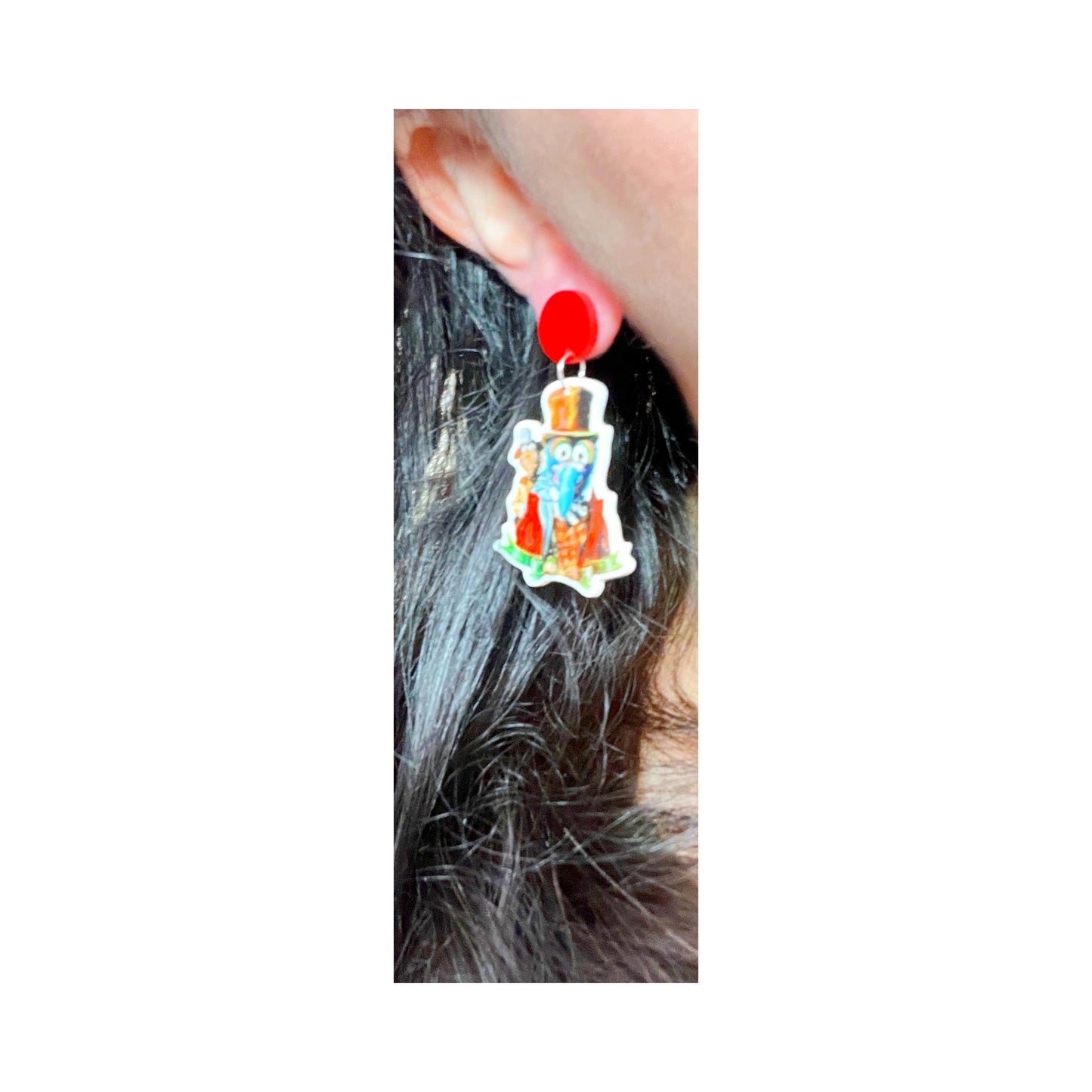 Gonzo & Rizzo Christmas Carol Drop Earrings