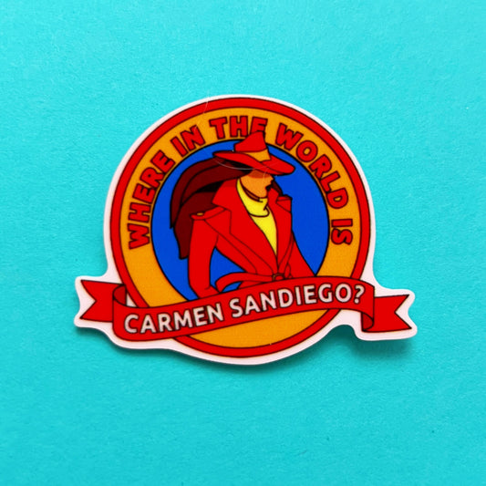 Carmen Sandiego Inspired Pin Brooch